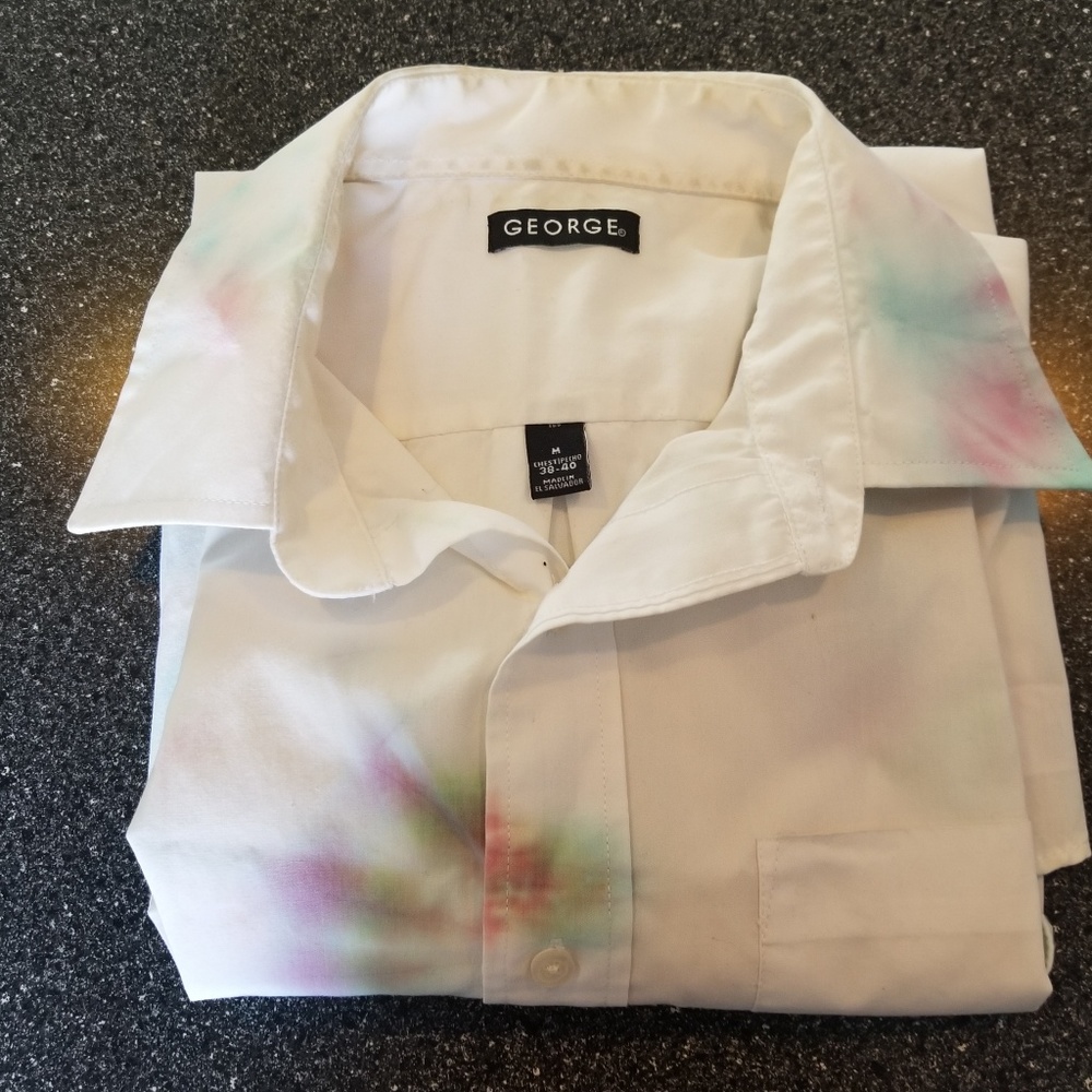 Home made tie dye button up